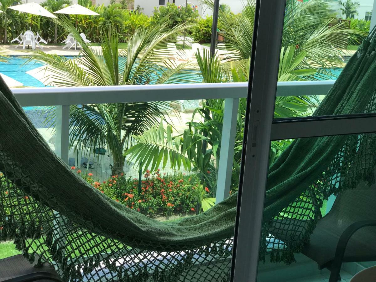 Flat Excelente Em Porto De Galinhas Palm Village Acqua Frente Para As Piscinas Eksteriør billede